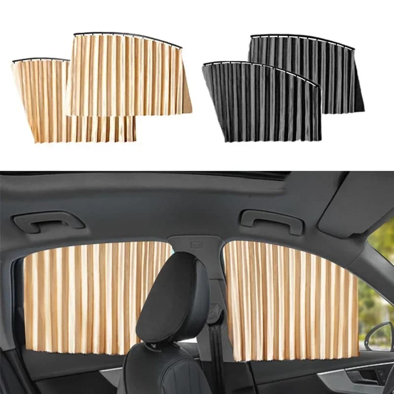 4 pezzi tenda per finestra parasole per auto protezione UV isolamento termico accessori interni per auto senza fori tende per binario magnetico