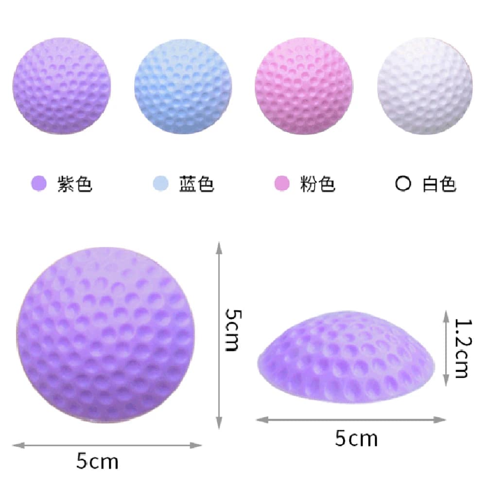Thickening Soft Mute To Protect The Wall Self Adhesive Stickers Door Stopper Golf Style Rubber Pad Door Fender Household Product