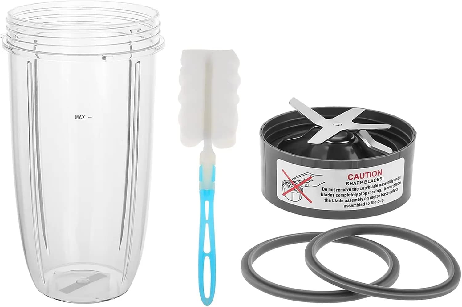 32 ounces mixer and Lama Estratrice Compatible with High Speed Nutribullet 600W/900W