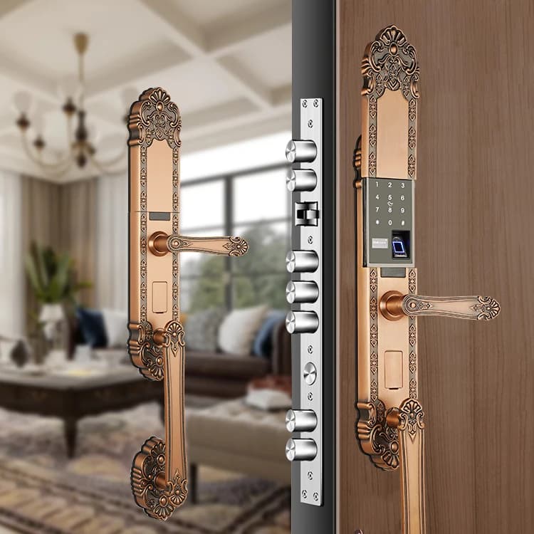 New Style Villa Smart Lock for Stainless Steel Zinc Alloy Material SDK Enabled Cloud Storage Supporting