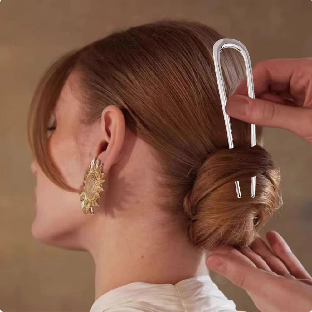 Nuove Mollette a U Semplici in Metallo, Fermagli per Capelli alla Francese, Accessori Moda per Capelli da Donna, Vendita all'Ingrosso