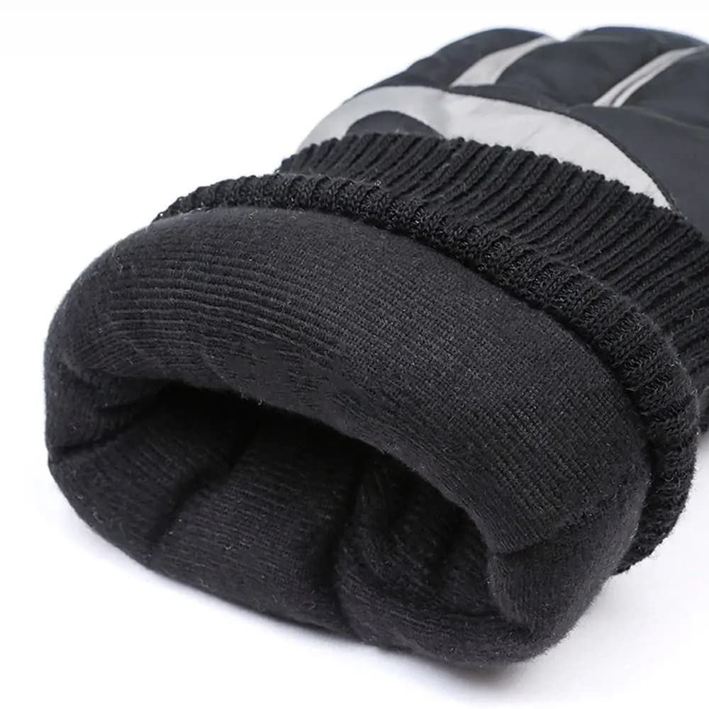 Guanti touch screen in pile regolabili Guanti da guida impermeabili caldi Guanti da sci antiscivolo antivento Uomo Donna
