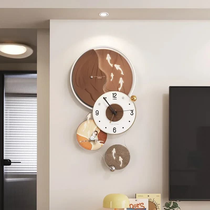 Orologi da parete digitali per soggiorno Design di lusso alla moda Xenomorph Orologio da parete per camere da letto estetiche Decorazioni per la camera nordica Saat