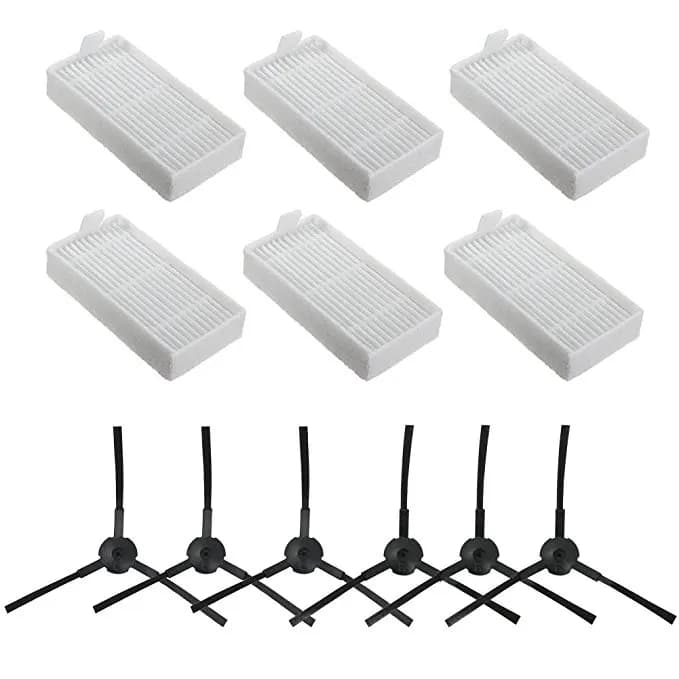 Vacuum Cleaner Side Brush Filter Hepa for Symbo D410 Robot Vacuum Cleaner Parts Hepa Filter Side Brush Replacement