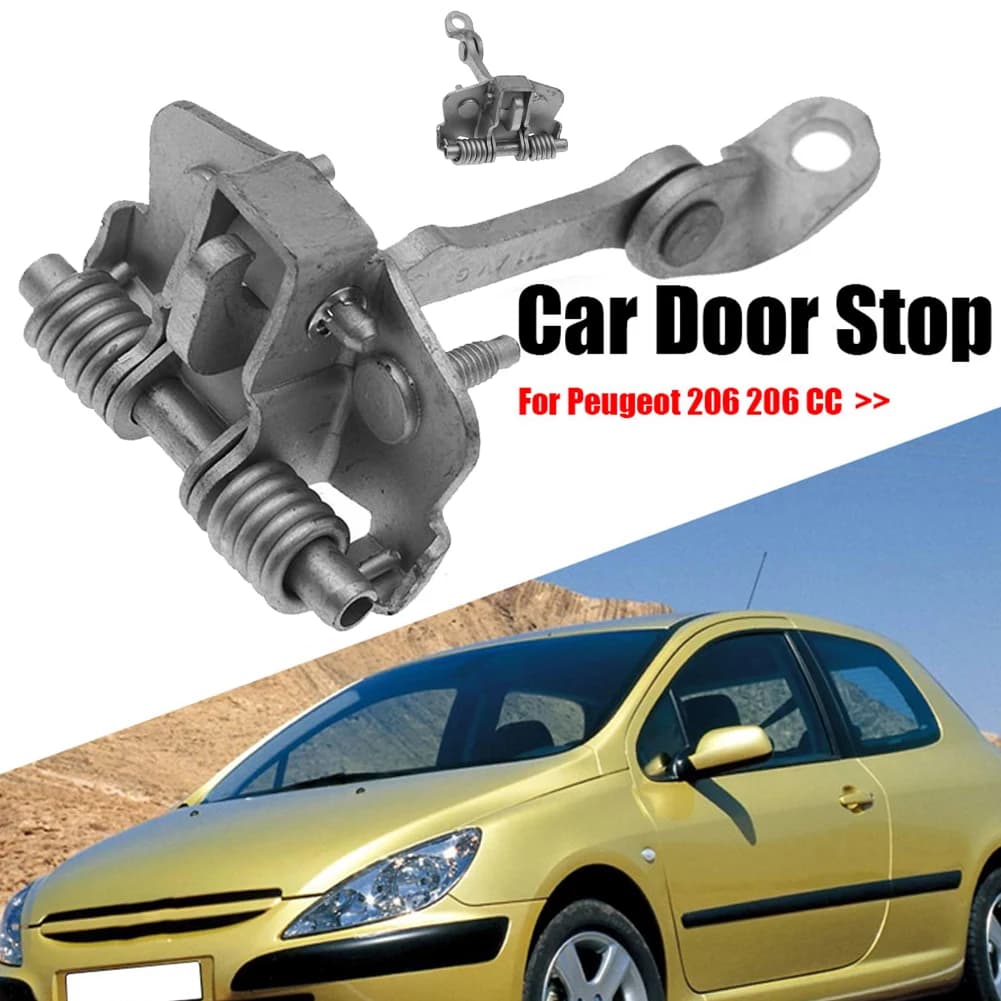 Car Door Hinge Stop Limiter Front Left Or Right Metal Door Stop Check Strap for Peugeot 206 206 CC Car Accessories