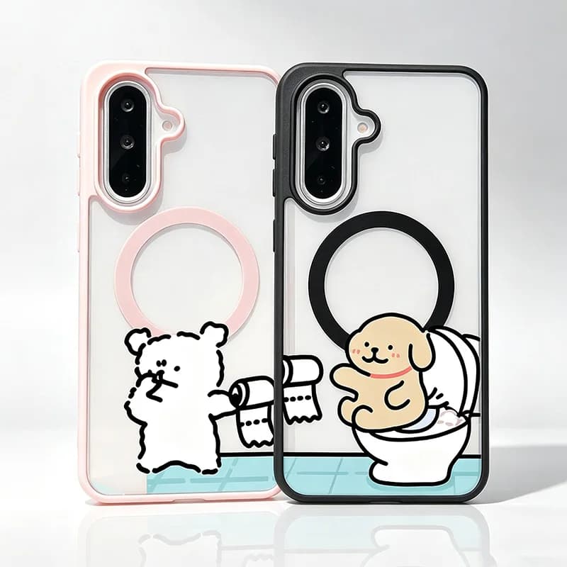 Lovers Phone Case for Magsafe For iPhone 16 ProMax 17 Air 15 Pro Max 14 Plus 13 Mini 12 11 XR XS 16E 17E Magnetic Case