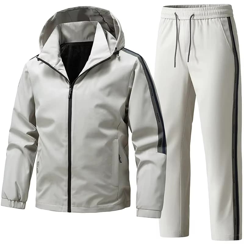 Tracksuits for Man Men's Cardigan Hoodie Set Sportswear 2 Piece Set Casual Running Fitness Suit Windproof Warm Set Sports Suits