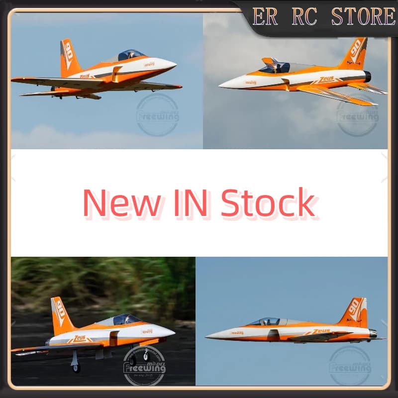 Freewing 90mm Zeus Ventilatore canalizzato Sport Aereo RC Aereo da hobby ARF ad alte prestazioni arancione brillante per piloti intermedi