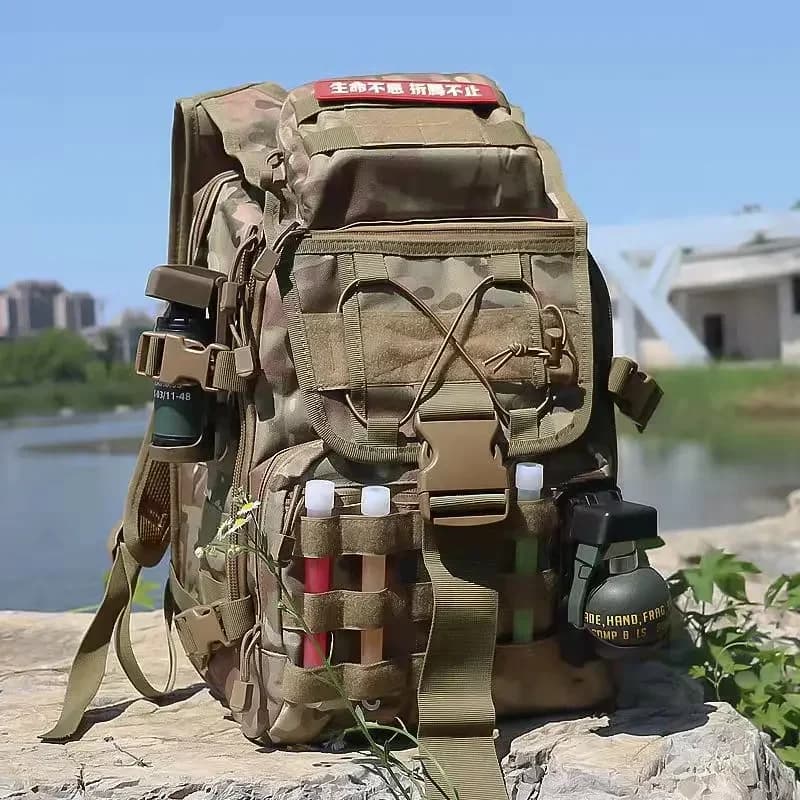 Zaino da esterno da 40 litri Zaino con sistema Molle Zaino sportivo da esterno Zaino da campeggio per escursionismo