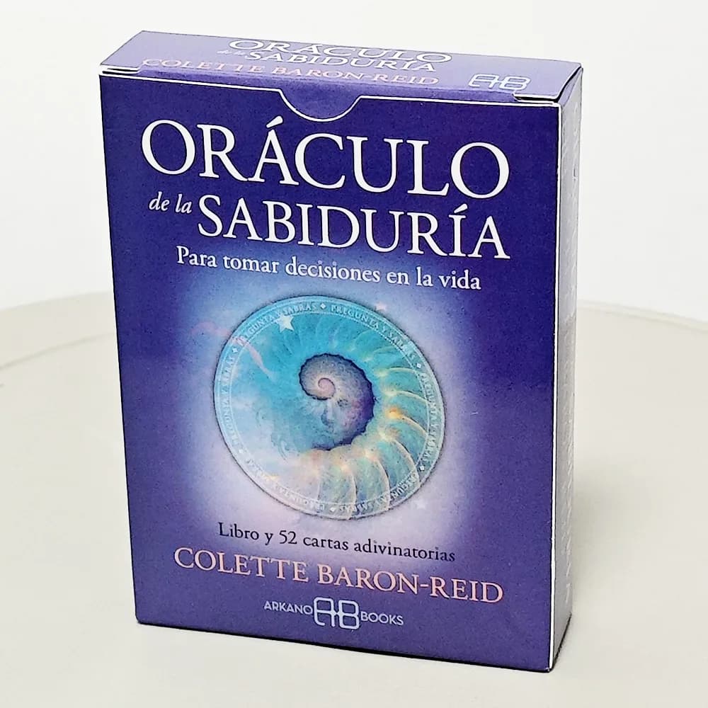 Oracle of Wisdom To Make Decisions In Life 10.5*7.5cm 52 Divination Oracle Cards Spanish Edition