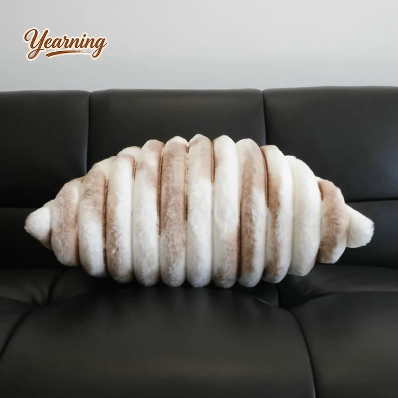 Nordic Solid Color Plush Pillow Soft Cushion Cover Square Living Room Sofa Waist Pillow Headboard Backrest Pillowcase