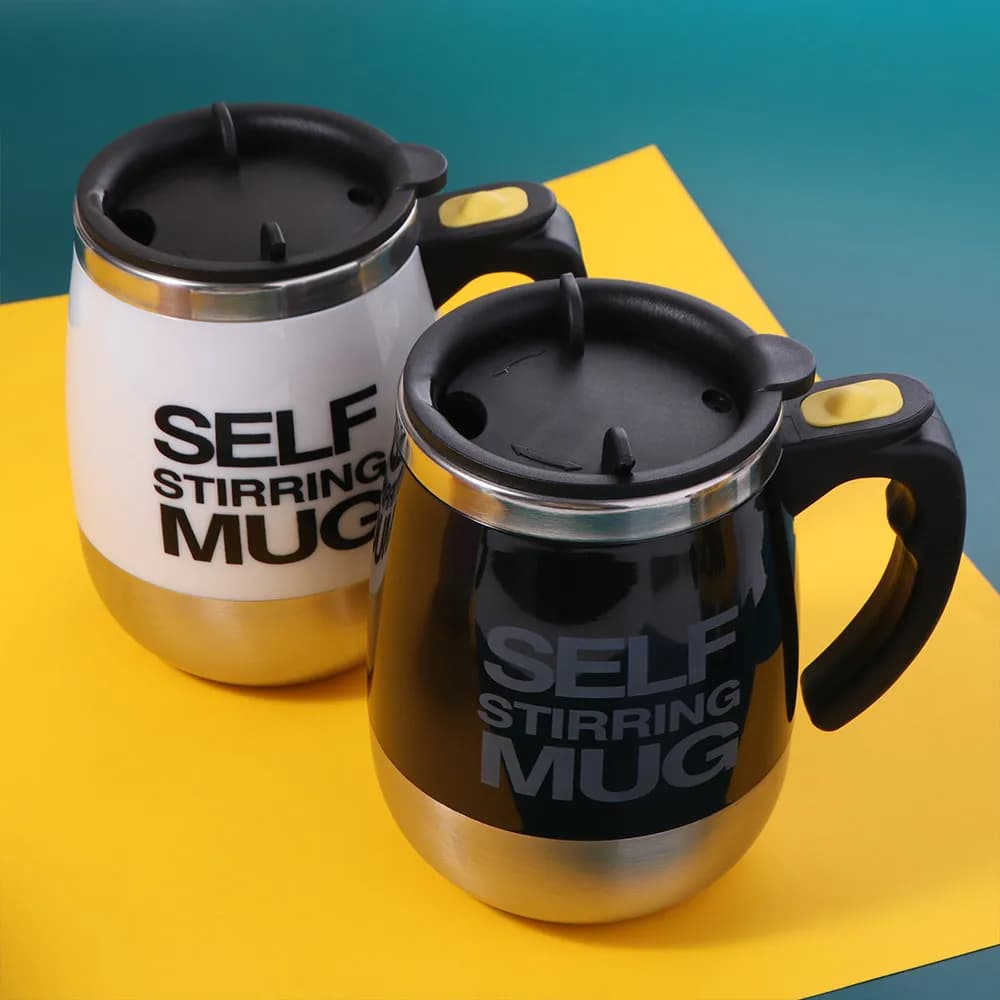 Gift 450ml Self Stirring Mug Automatic Stainless Steel Mixing Cup Electric Creative Coffee Blender Tea