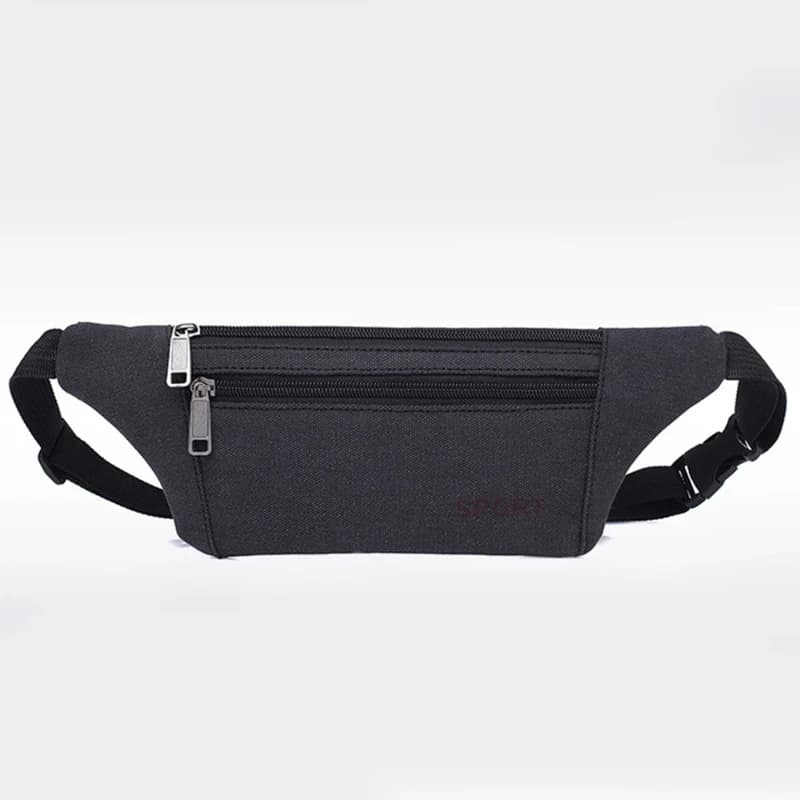 Running Waist 2024 New Travel Canvas Bag Camping Hiking Pocket Waist For Men's Phone Coins Waist Bag