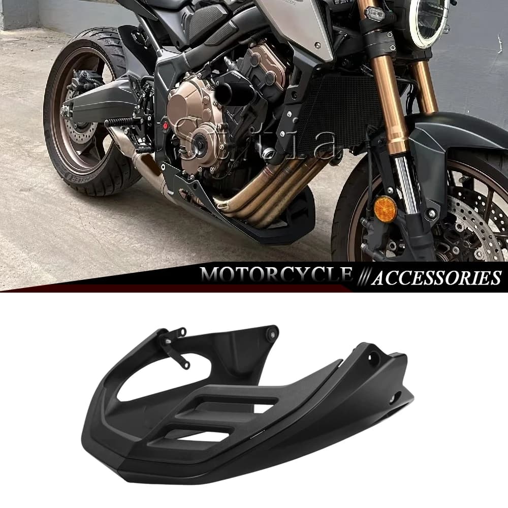 For Honda CB650R CB 650R 650 R 2019-2025 Motorcycle Lower Spoiler Belly Pan Fairing Engine Chassis Guard Body Panel Protection