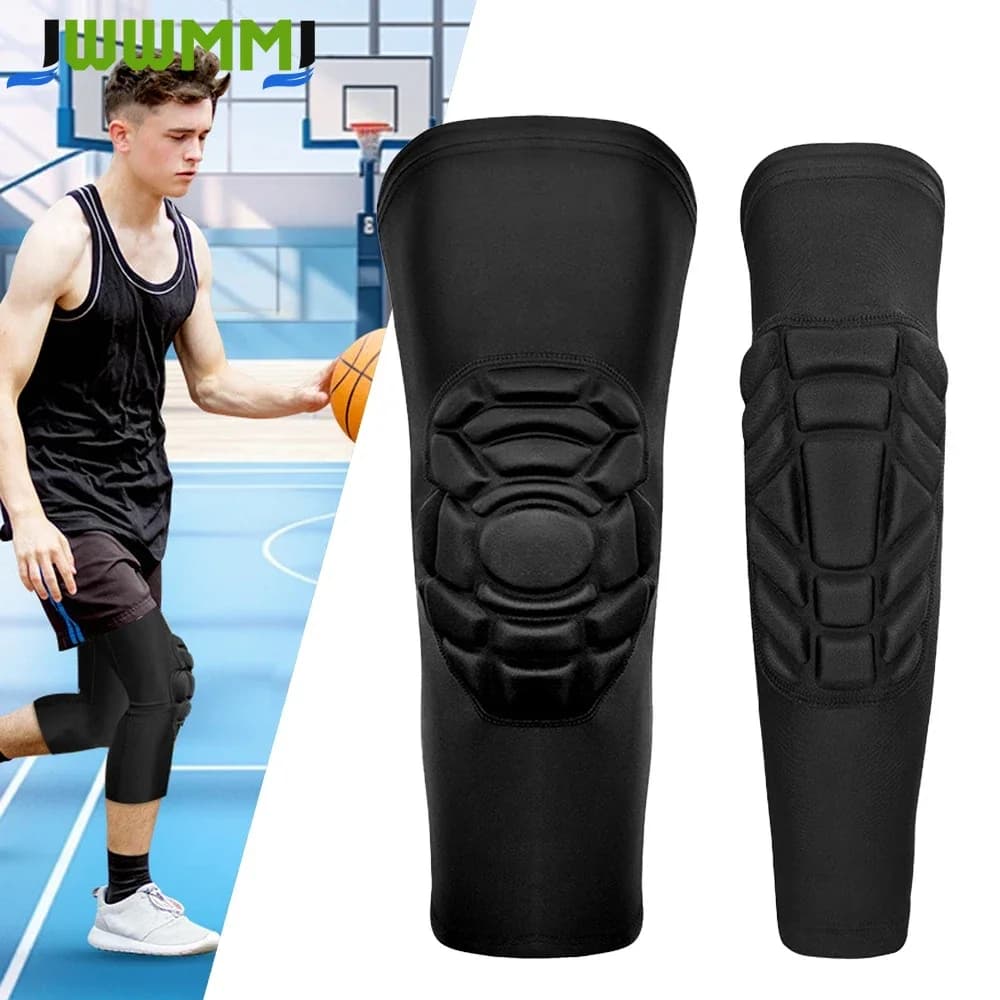 1Pcs Elbow Pads Knee Pads Compression Leg Sleeve Wrestling Volleyball Football Knee Pads,Knee Compression Sleeve for Youth Adult