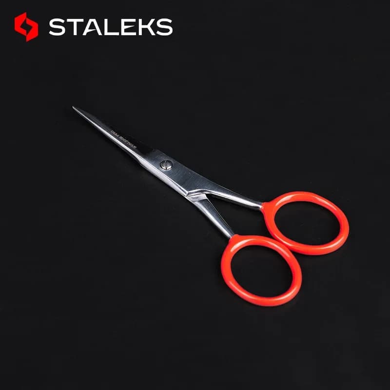 STALEKS professione sopracciglio forbici doppia palpebra adesivo pelle morta forbici in acciaio inox bellezza forbici trucco strumento SE-30-1