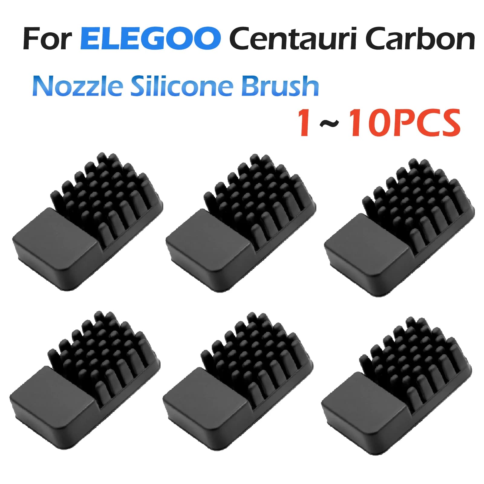 Silicone wiper for Elegoo Centauri Carbon brush Ugello Cleaning tool Ugello Silicone brush Strong cleaning