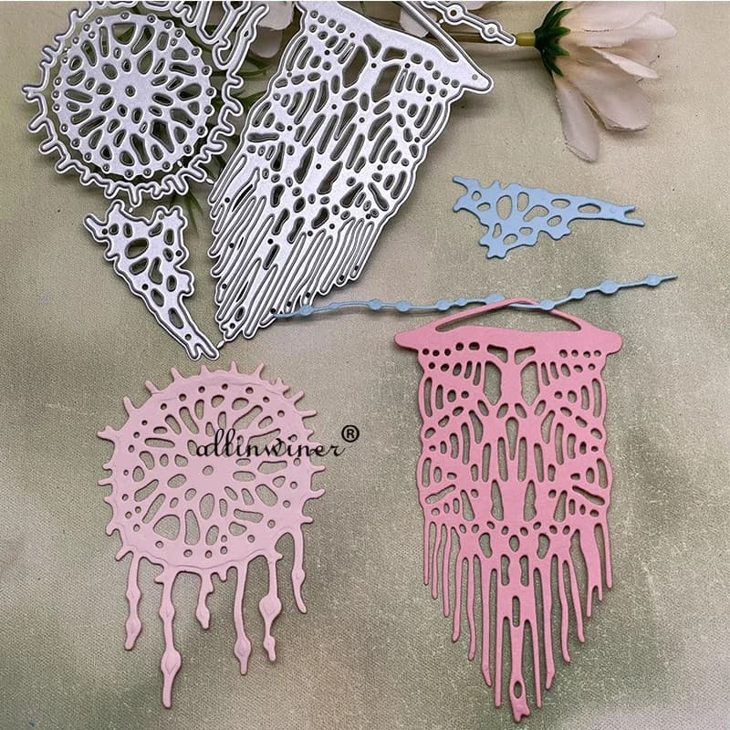 Dream catcher decoration Metal Cutting Dies Stencils Die Cut for DIY Scrapbooking Album Paper Card Embossing