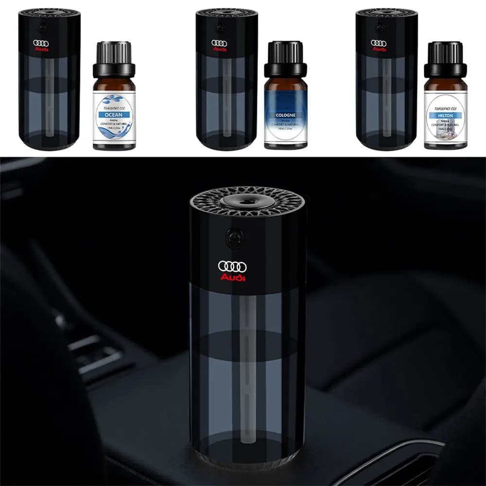 Car Mounted Perfume Aromatherapy Automatic Spray Air Diffuser Fragrance Auto Styling For Audi Sline A1 A2 A3 A4 A4L A5 A6 A7 A8