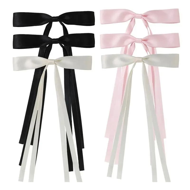 AEB1-Ferms for Women's Coats, Pois Fiocchi for Girls, Chain Flakes for Hair, Flake Clips with Coda, Bow Hair Clips for Women