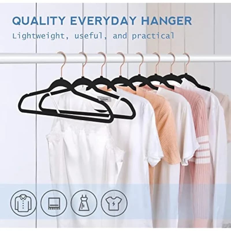 10 pieces ultra slim velvet coat hangers space jacket coat hangers durable coat hangers hold up to 10 pounds for jacket coats pants
