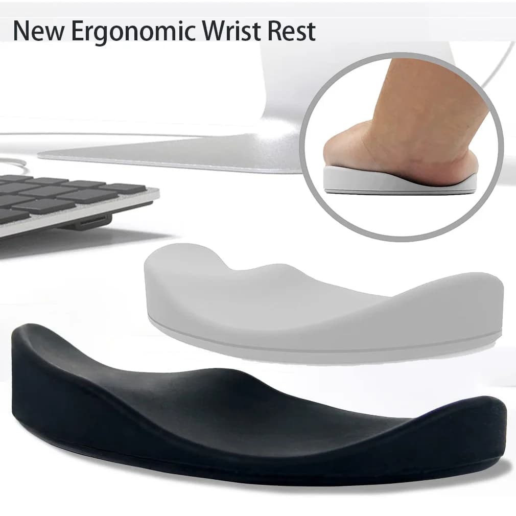 New ergonomic footrest for mouse, palm wrist support, relief sliding wrist bearing, move mouse to encoding office work games