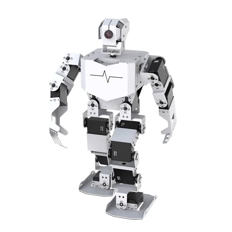 Bionic humanoid robot Raspberry Pi TonyPi tracking of AI smart vision objects great Python programming model