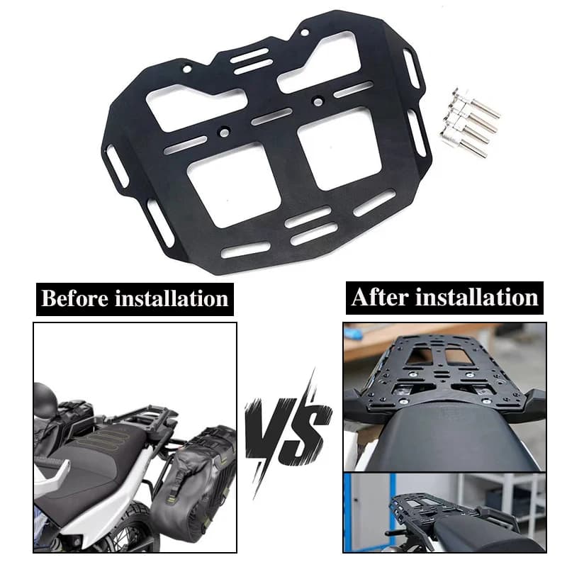 Per Husqvarna Norden 901 NORDEN901 2022 2023 Portapacchi posteriore Portapacchi Moto Cargo Storage Scatola di Coda Staffa di Supporto