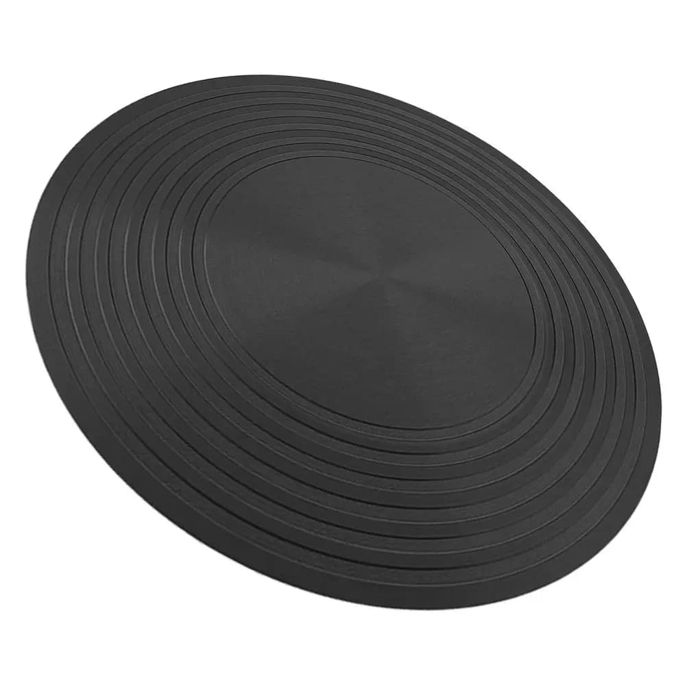 Gas Stove Heat Conduction Plate Black 24Cm Heat Diffuser Plate Stove Accessories Induction Cooktop Protector Outdoor Cooking