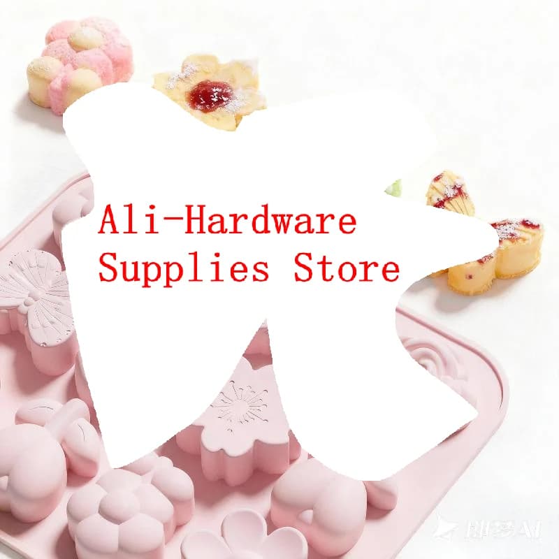 Stampo in Silicone a Forma di Farfalla, Stampo per Torte, Stampo per Cioccolato, Stampo per Ghiaccio, Stampo per Resina Epossidica, Accessori per Pasticceria, 12 Fiori Diversi