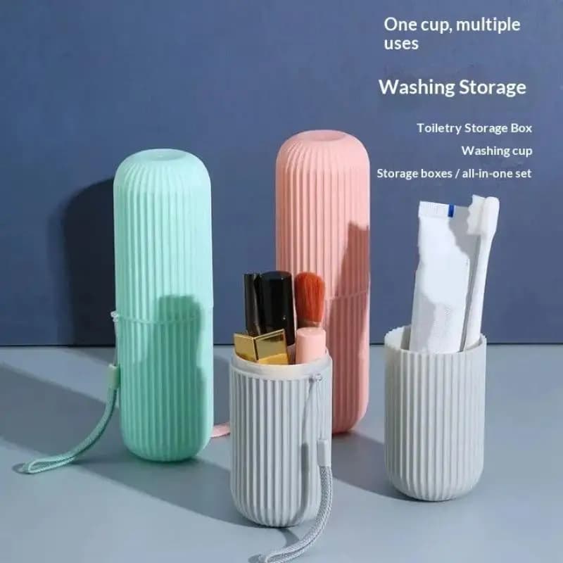 [YY35]Portable Toothbrush Toothpaste Holder Storage Box For Travel Camping Keeps From Dirt Damage[ZN]