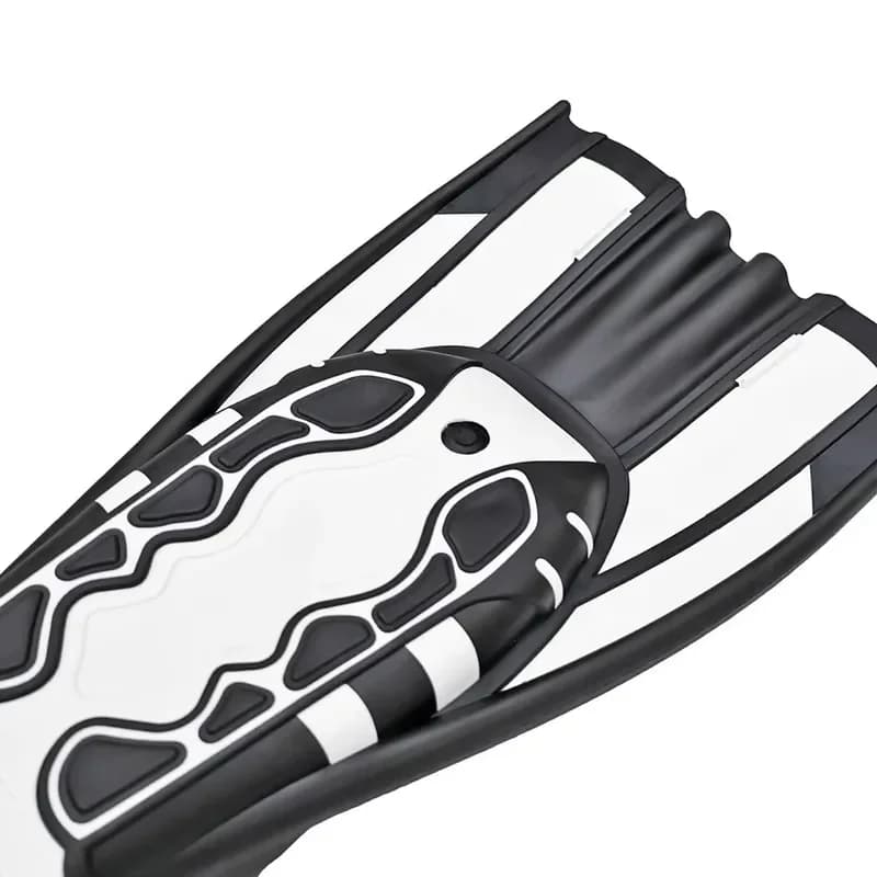 Adult Full Foot Silicone Swim Fins Floating Buckles Snorkeling Diving Training Gear
