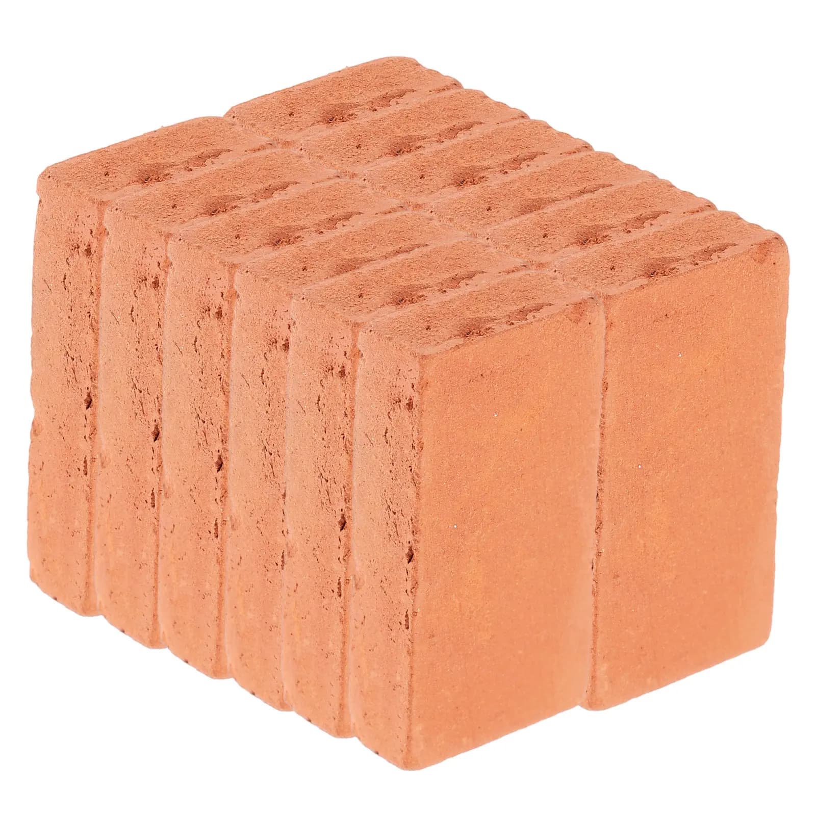 40Pcs Miniature Bricks Brick Red Realistic Fake Bricks for Landscaping Terrarium Turtle Tank Creative Garden Accessories