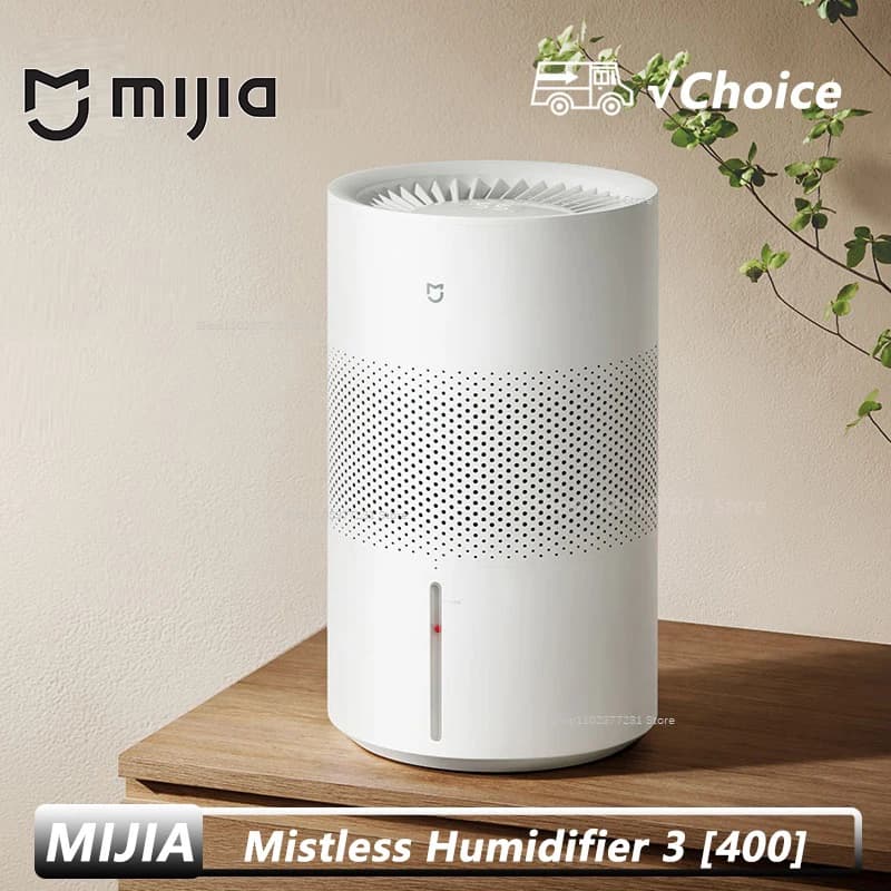 Xiaomi Mijia Umidificatore senza nebbia 3 [400] Frequenza antimicrobica del 99% Serbatoio dell'acqua da 4 litri Umidificatore per schermo intelligente Funziona con l'APP Mi Home