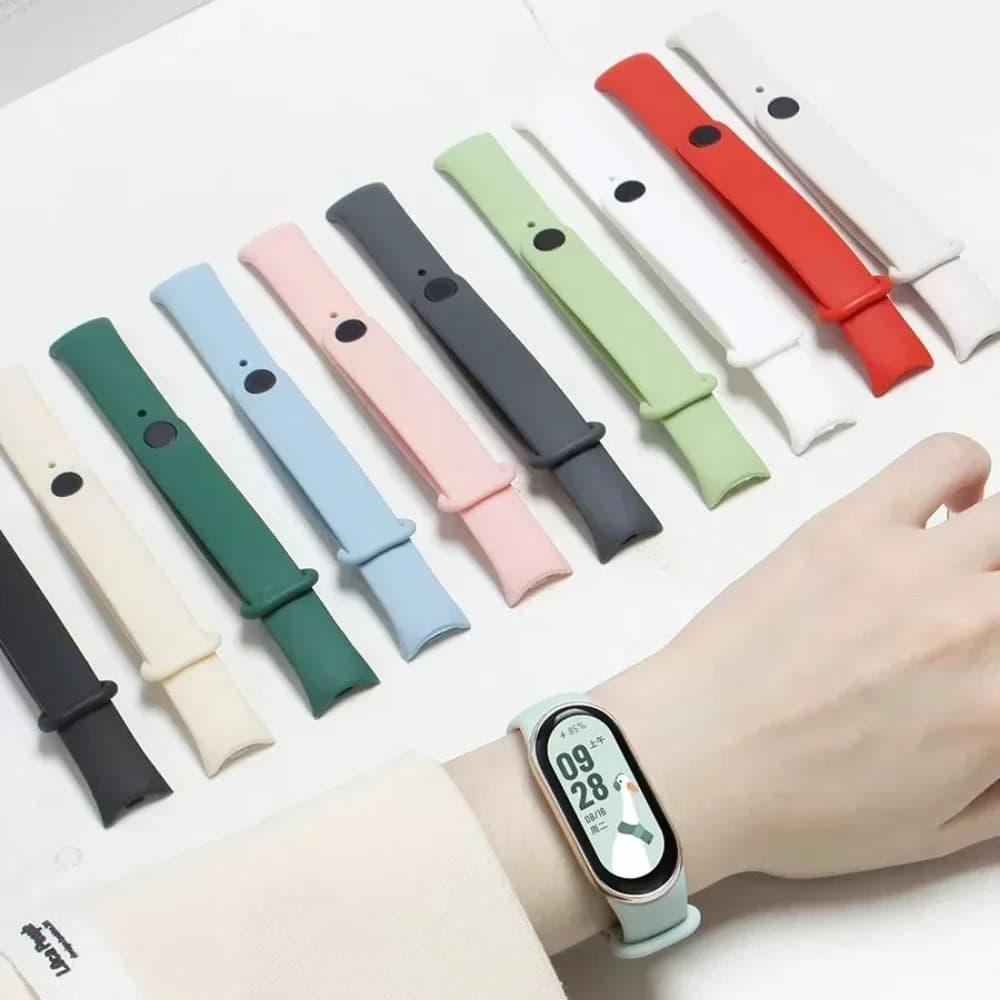 Cinturino in silicone per Xiaomi Mi Band 10 9 8 Bracciale di ricambio per Xiaomi Mi Band 9 Cinturino sportivo Smart Watch Band Accessori
