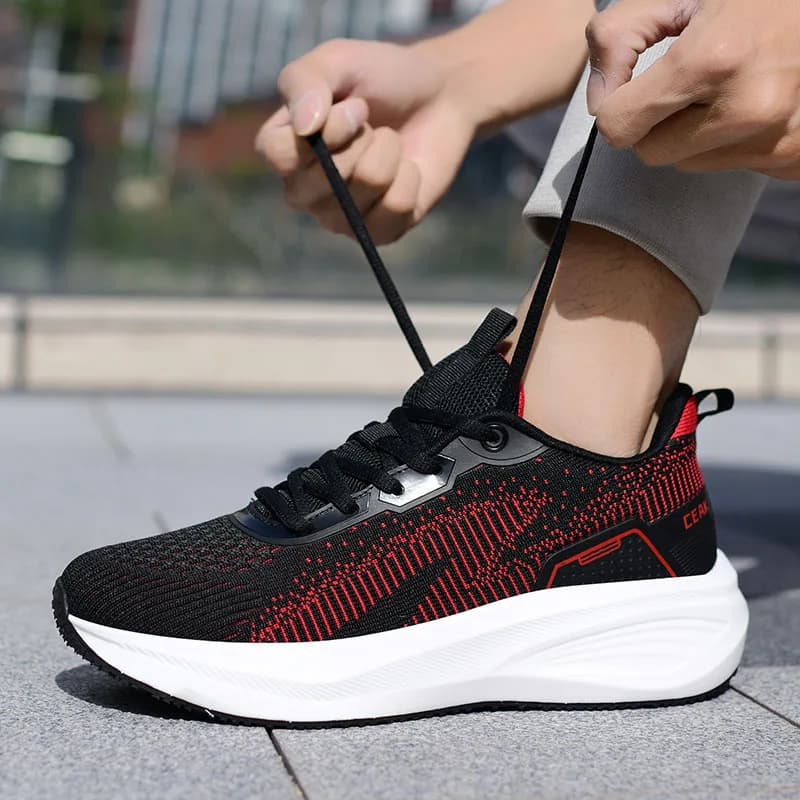Soft Sole Breathable Mesh Outdoor Sneakers For Men, 2026 Trend Versatile Anti-slip Wear-resistant Casual Sports Shoes