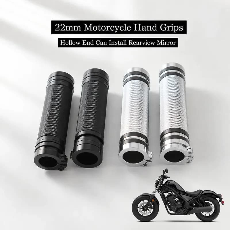 Universal Retro CNC Motorcycle Handlebar Mirror Throttle Handle Glove for Harley 750 22mm