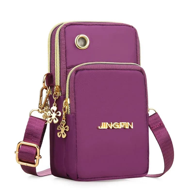 2025 New mini woman sloping bag, cell phone bag, money bag for fashionable mom