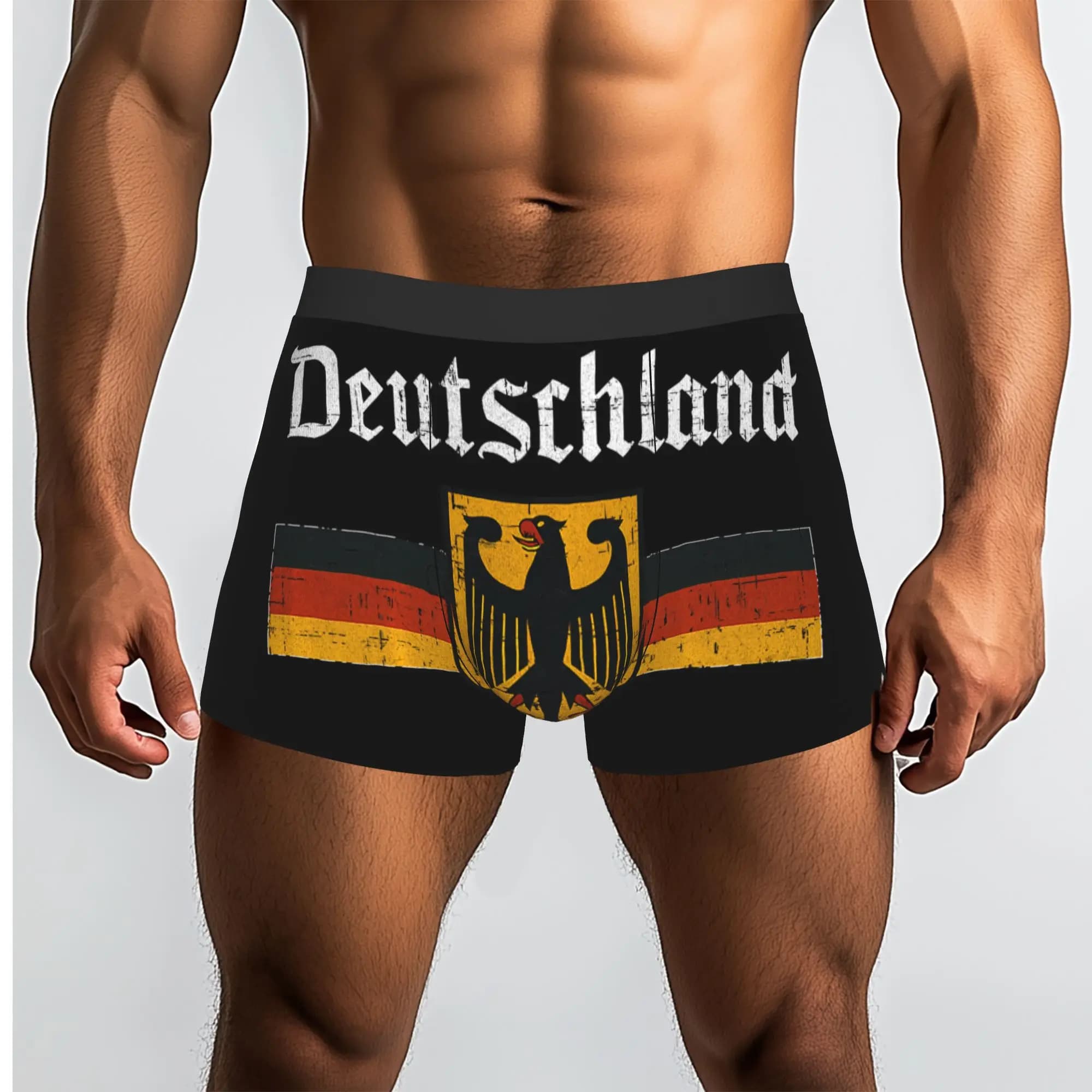 Deutschland Flag Eagle Germany Underpants Homme Panties Intimo da uomo Pantaloncini stampati Boxer Briefs
