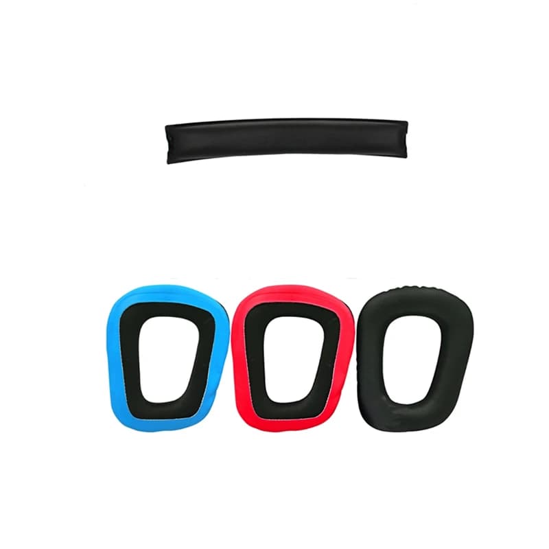Pillow ear cushions Kit spare band for Logitech G331 G332 G432 G431 G430 G230 G231 G930 Head beam earphones