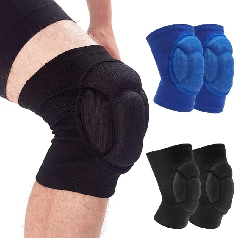 Ginocchiere in spugna anticollisione, adatte sia per uomini che per donne. Queste ginocchiere sono per ballare, pallavolo, pattinaggio a rotelle