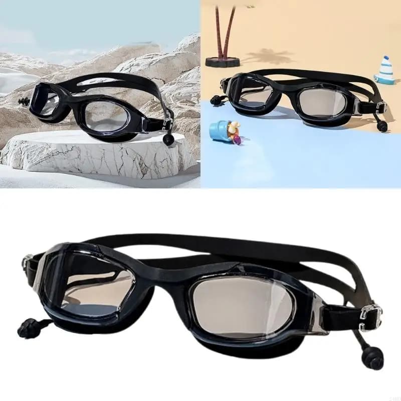 Adult swimming ocgle swim glasses with swimming ear plugs for diving 24bd