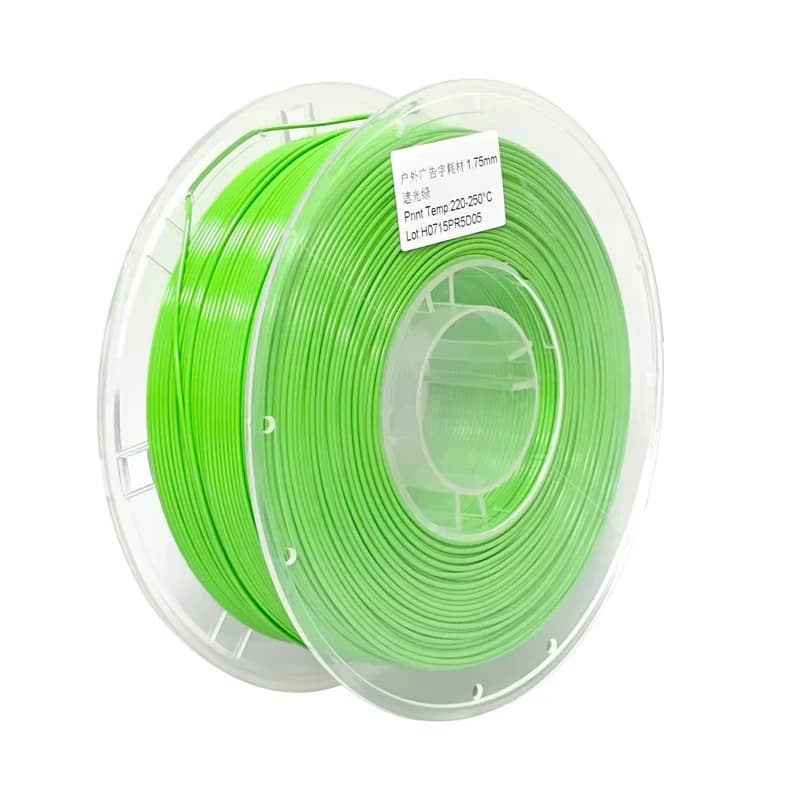 1,75 mm 1 kg PETG thread for 3D printers, light block, for exterior, suitable for large, medium and small banners and advertising frames