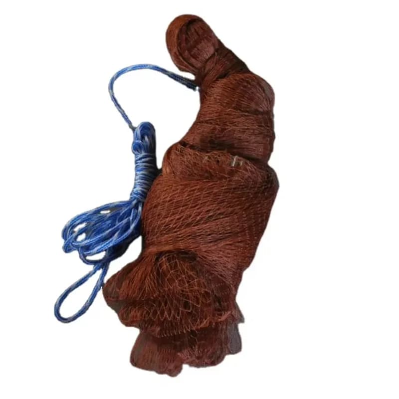 Style Multifilament Nylon Fishing Net Hand Throw Casting Net with Steel Sinker and Double Knot Drawstring Cast Net