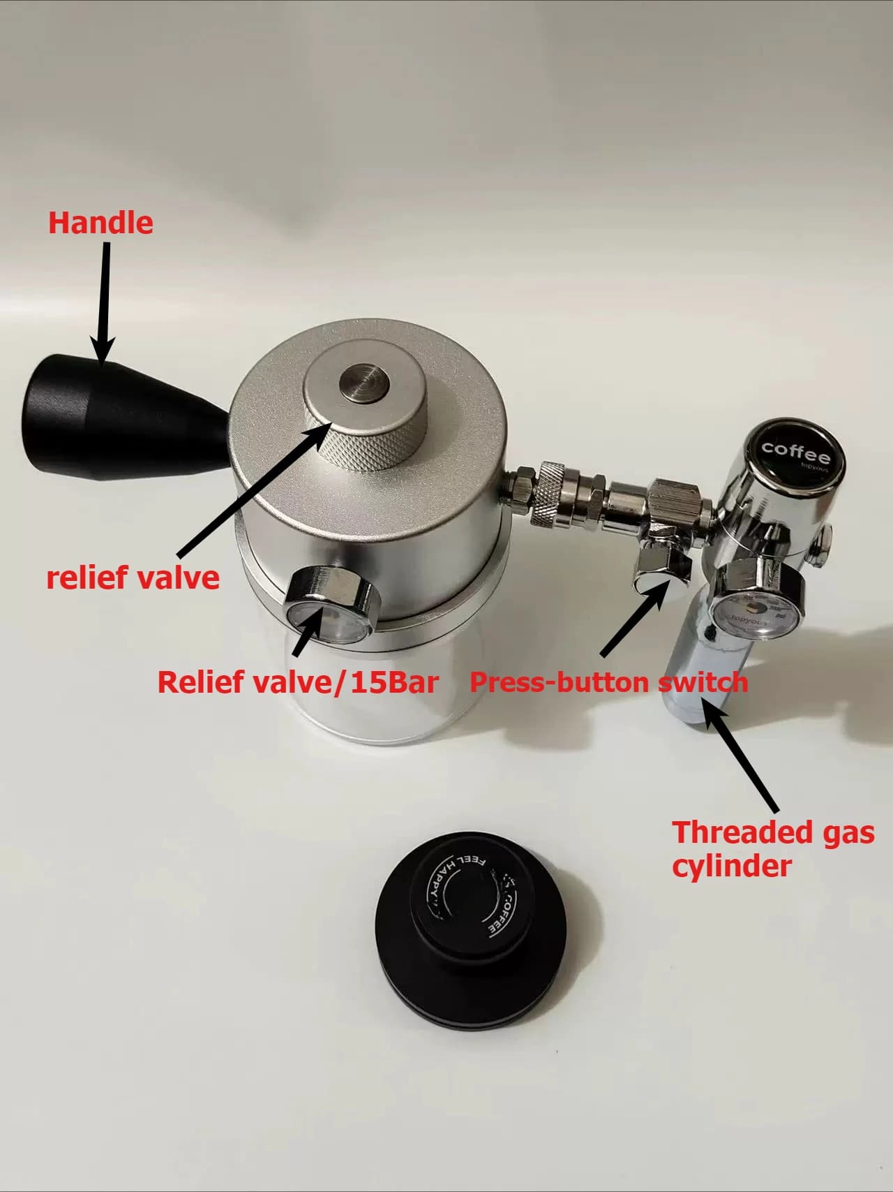 Pneumatic Coffee Machine Portable Extraction Manual Espresso Machine Home Outdoor