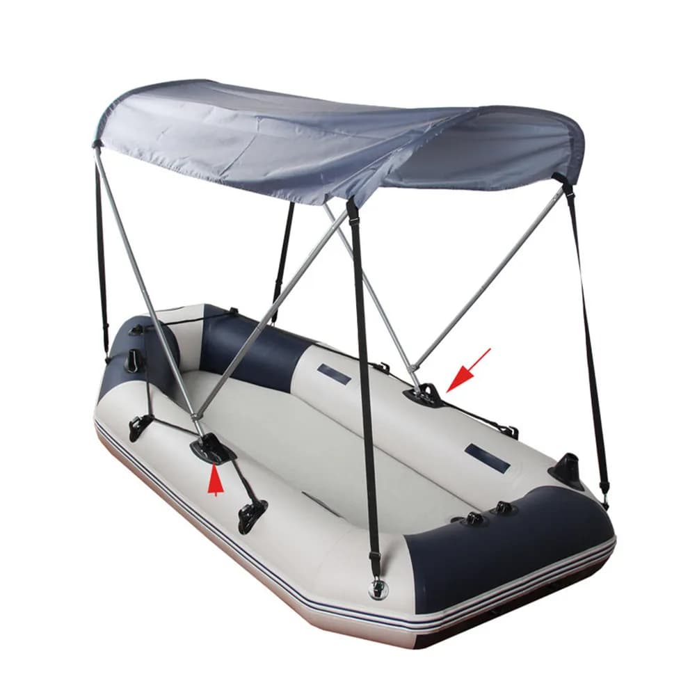 2 Pezzi Supporto per Pagaia in PVC Resistente e Base di Montaggio per Tenda Parasole con Retro Ruvido per una Fissaggio Sicuro, Accessori per Kayak