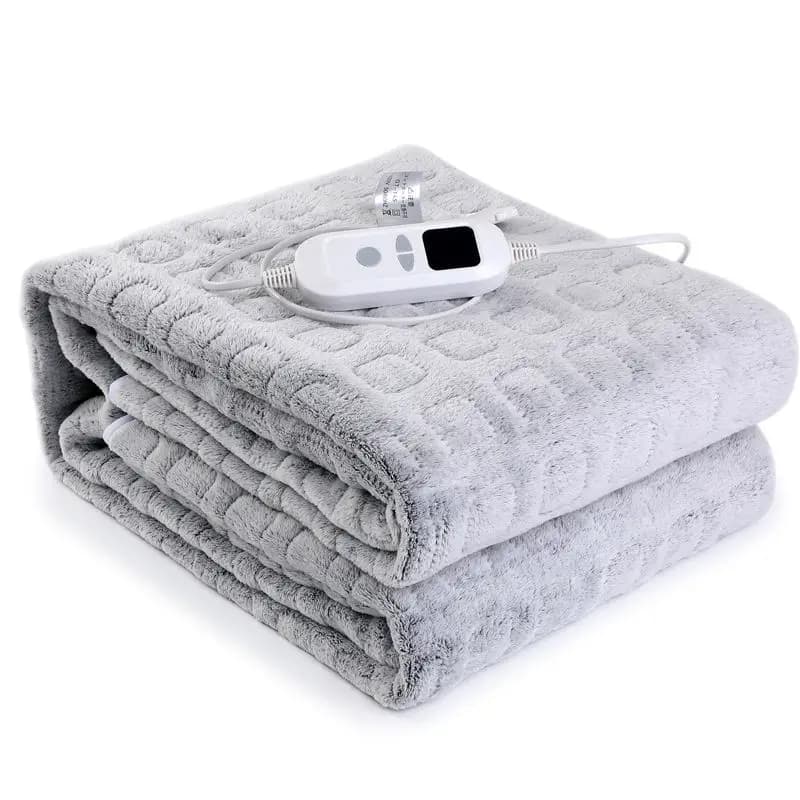 Coperta elettrica invernale con temperatura regolabile: coperta riscaldata per il calore di casa e ufficio