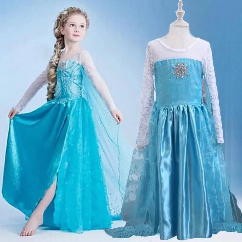 Gonna con Stampa Principessa per Bambine, Costume di Halloween, Abito Tradizionale Cinese per Spettacoli Etnici, Abbigliamento Femminile