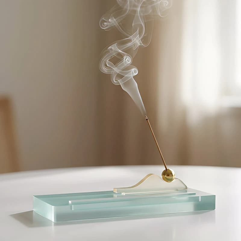 Supporto rimovibile per diffusore di aromi, raccoglitore di cenere, bruciatore di incenso decorativo per la casa, porta incenso per bastoncini di incenso, aroma