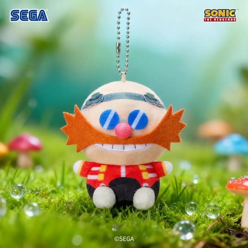 SEGA Sonic The Hedgehog Tails Mini Peluche Portachiavi Serie Cooro Morbido Ciondolo Borsa Animale Imbottito Gioco Anime da Collezione
